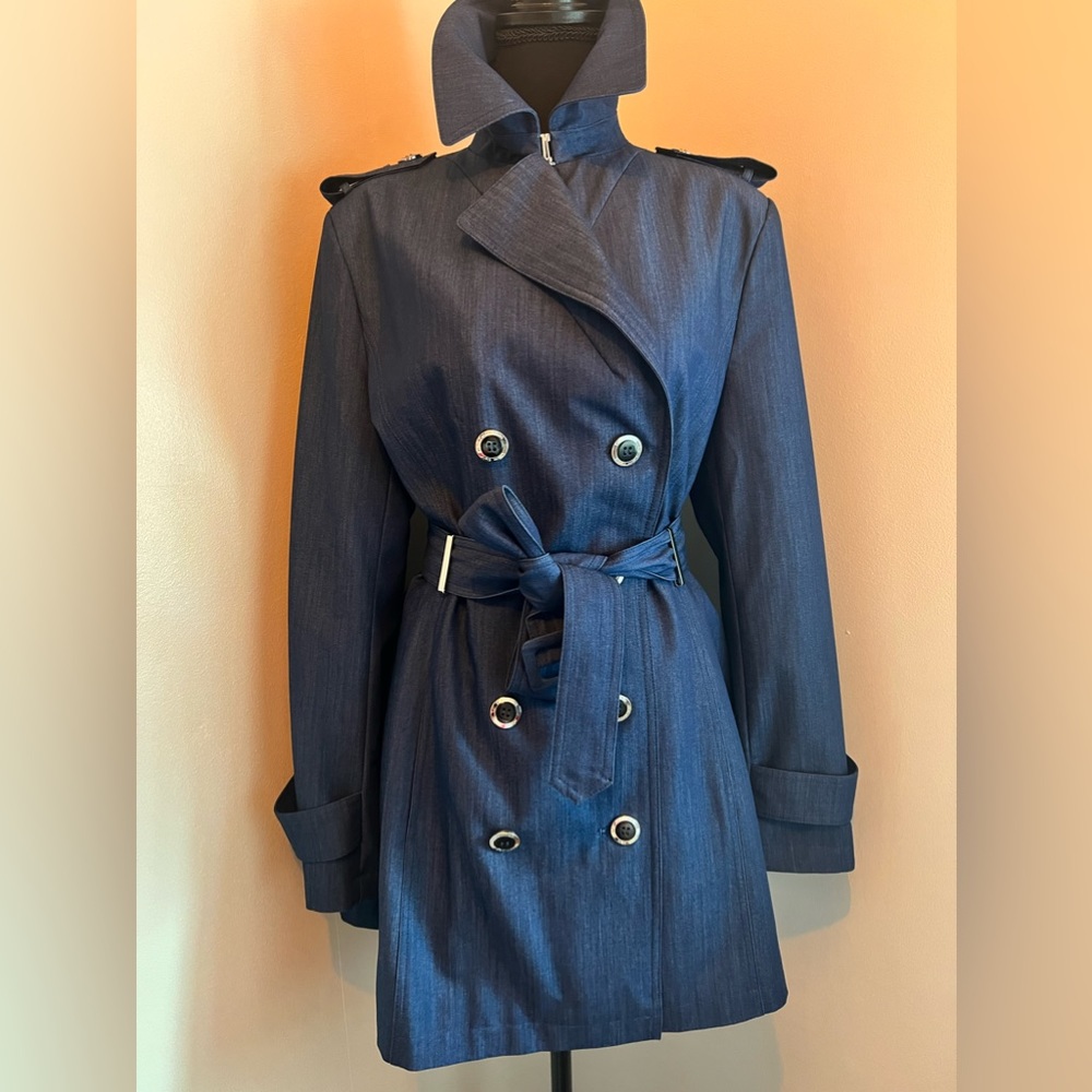 Chambray Trench
